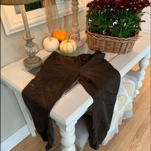 A.N.A brown crop jogger pants size 4